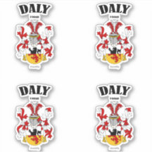 Daly Wappen Irish Translation & Meaning (x4)