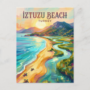 Dalyan - İztuzu Strand Türkei Postkarte