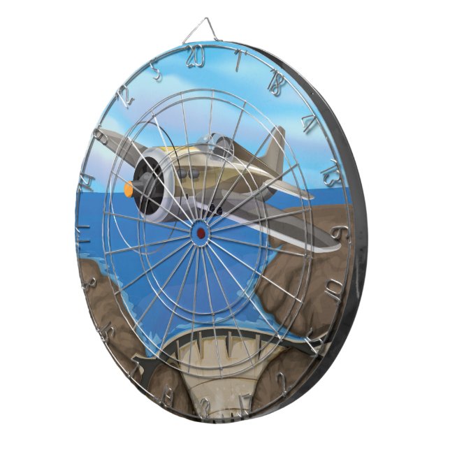 Dam Dartscheibe (Vorderseite rechts)