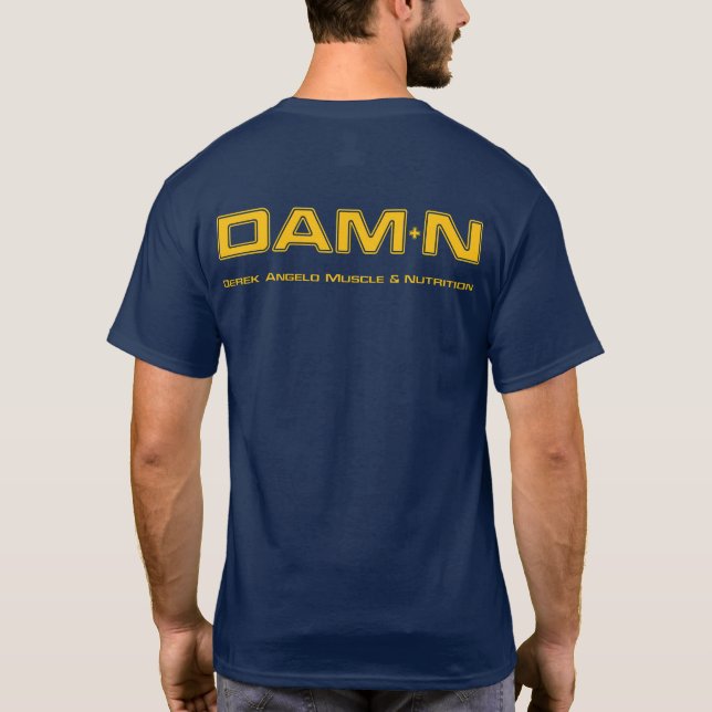 DAM+N T - Shirt für Farbrush (Rückseite)