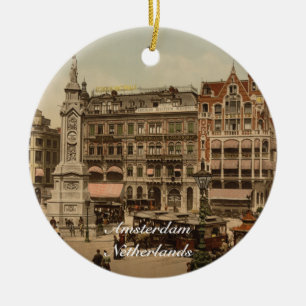 Dam-Platz, Amsterdam, Niederlande Keramik Ornament
