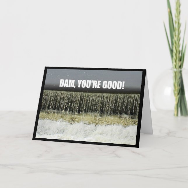 Dam, tu es bon ! Carte Félicitations (Devant)