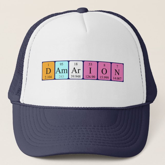 Damarion Periodenname Truckerkappe (Vorderseite)