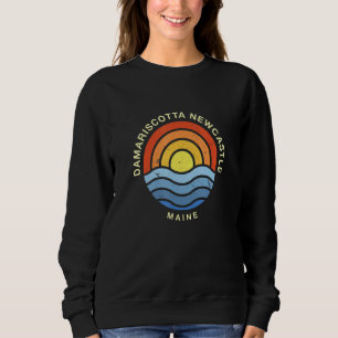 Damariscotta Newcastle Maine Mich Sommer Zwilling  Sweatshirt