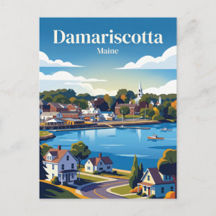 Damariscotta USA Postkarte