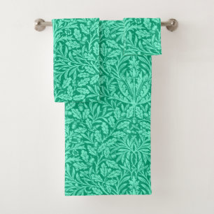 Damas florales, turquoise et aqua Art nouveau