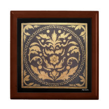 Damascene Holzschmuck Keepake Box