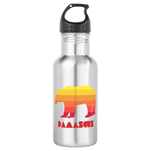 Damascus Virginia Rainbow Bear Edelstahlflasche