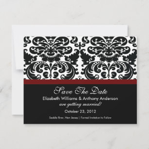 Damask Ankündigung Datum freihalten Merlot Red