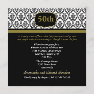 Damask Any Age Invitation