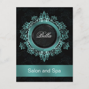 damask aqua business tendance ThankYou Cartes