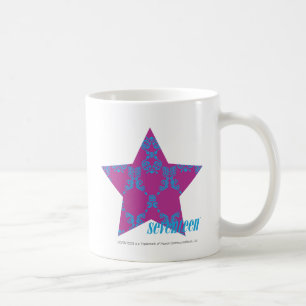 Damask Aqua-Lila 3 Kaffeetasse