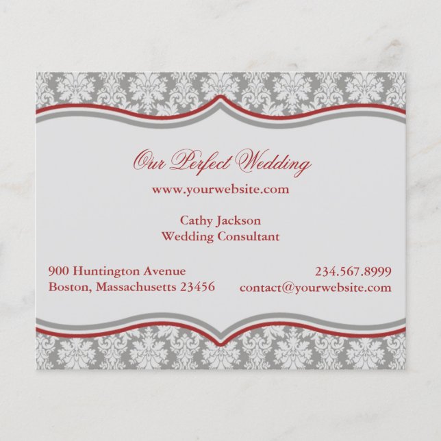 Damask Banner Flyer (Vorne)