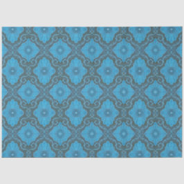 Damask Blume Cornflower B Vintages Blumenmuster Seidenpapier