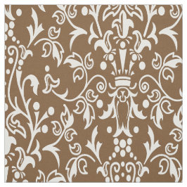 Damask Brown Stoff
