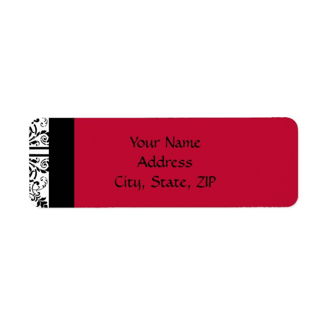 Damask Deluxe in Scarlet Red (Vorne)