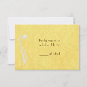 Damask Design-UAWG RSVP Karte