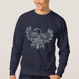 Damask Eagle Besticktes Sweatshirt