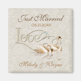 Damask Elegance Magnet