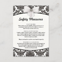 Damask Elegance Wedding Safety Measures