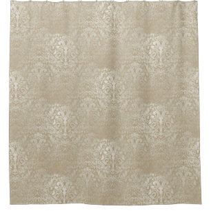 Damask elegantes, nahtloses Muster I Duschvorhang