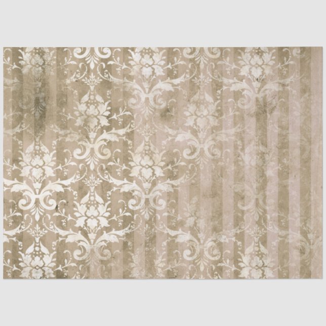 Damask Ephemera Design Series #12 Seidenpapier (Vorderseite)