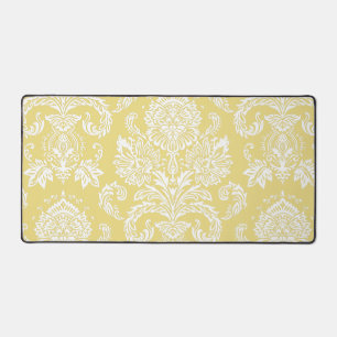 Damask Flachs Einfache Vollfarbe Schreibtischunterlage