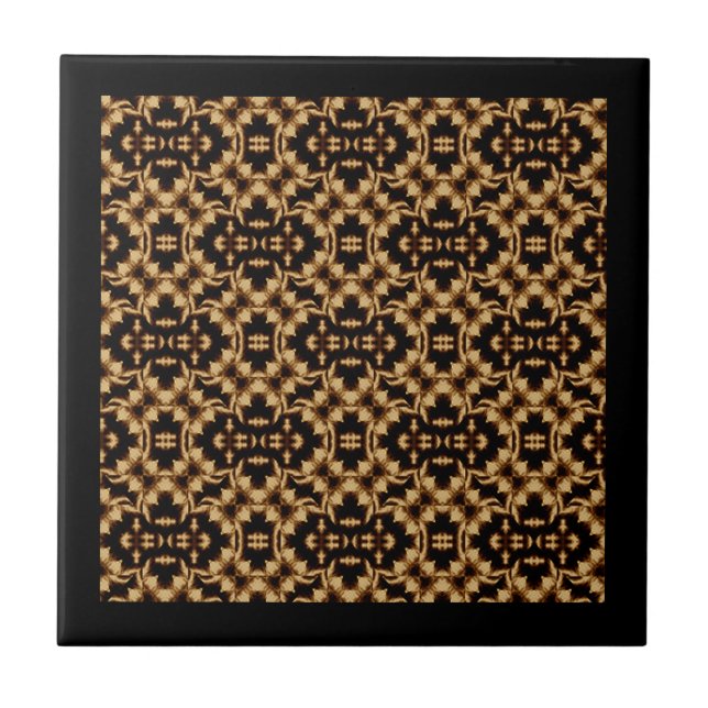 Damask French Lace Tile/Trivet/Untersetzer Fliese (Vorderseite)