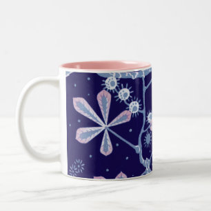 Damask Frost Blume Tasse