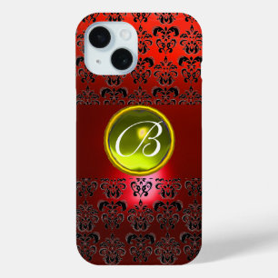 DAMASK GEM MONOGRAM Gelb Case-Mate iPhone Hülle