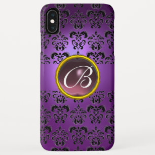 DAMASK GEM MONOGRAM lila schwarz title_seo2