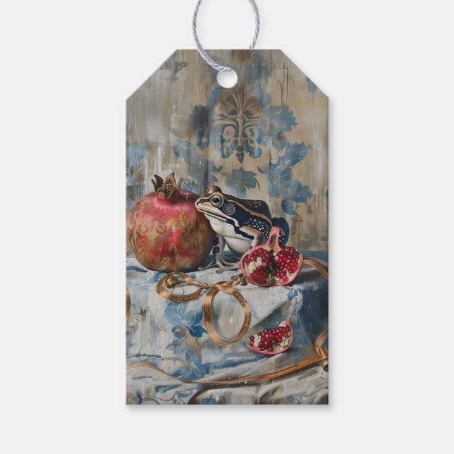 Damask - Geschenkmarke Geschenkanhänger (Vorderseite)