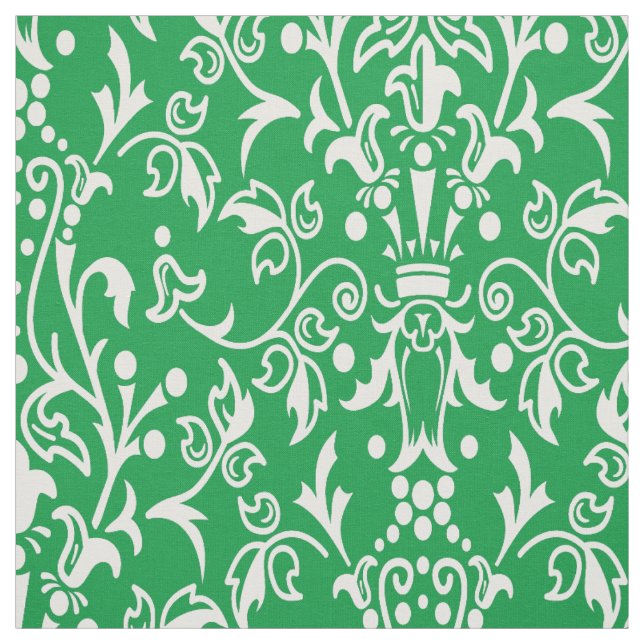 Damask Green Stoff (Muster)