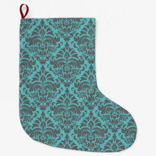 Damask Großer Weihnachtsstrumpf