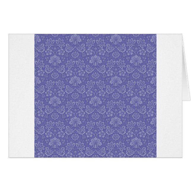 Damask in Blau (Vorderseite (Horizontal))