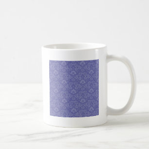 Damask in Blau Kaffeetasse