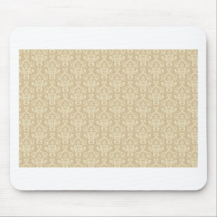 Damask in Cremefarbe Mousepad
