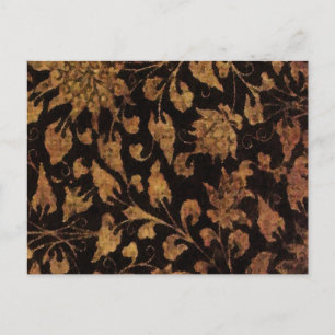 Damask in Dark ~ Postcard / Einladung Postkarte