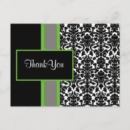 damask lime ThankYou Cartes
