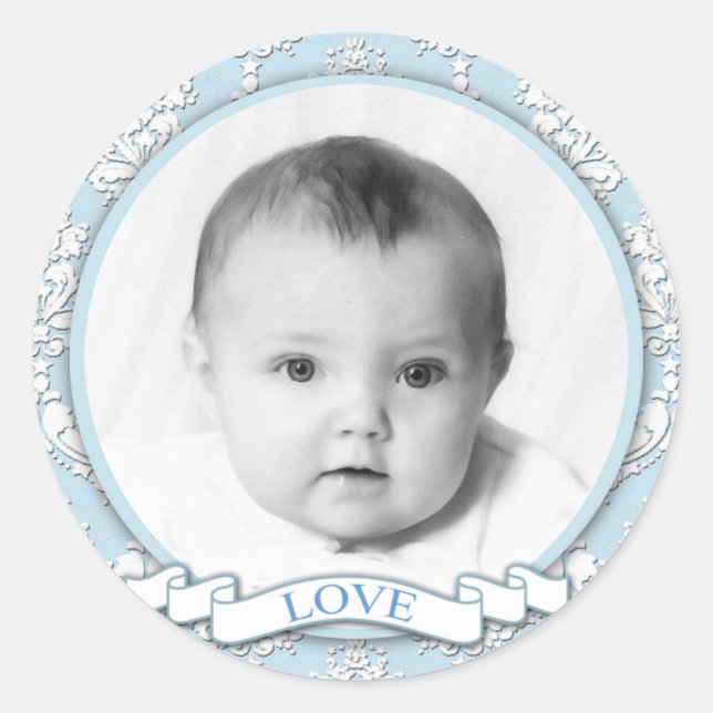 Damask Love_Your Photo Sticker (Devant)