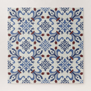 Damask Majolica Tile Design