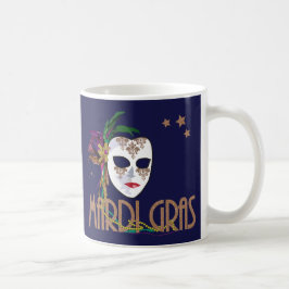 Damask Mardi Gras Tasse