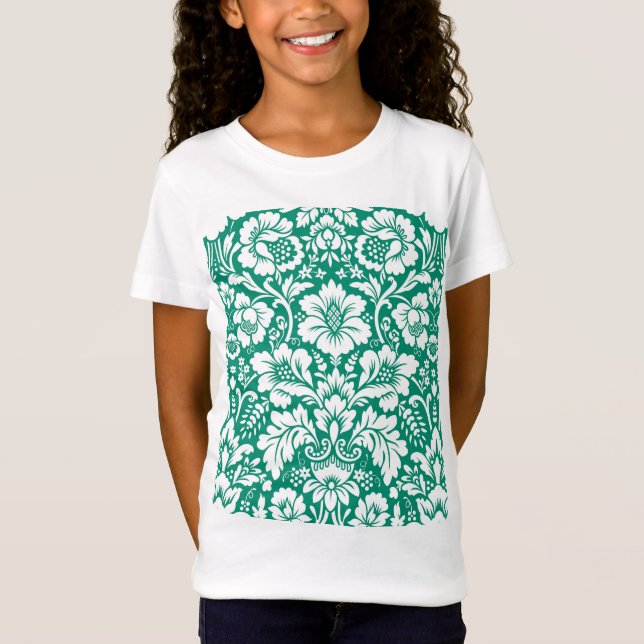 Damask Muster 10 T-Shirt (Vorderseite)