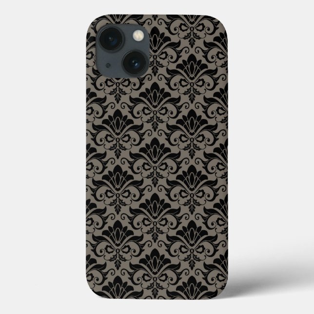 Damask Muster 2 Case-Mate iPhone Hülle (Rückseite)