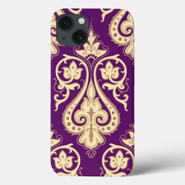Damask Muster 4 Case-Mate iPhone Hülle (Rückseite)