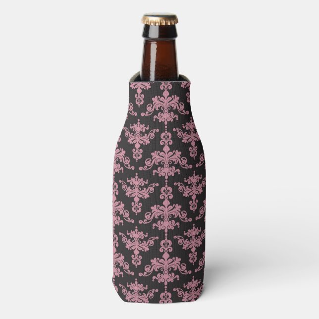 Damask Muster 5 Flaschenkühler (Flaschenvorderseite)