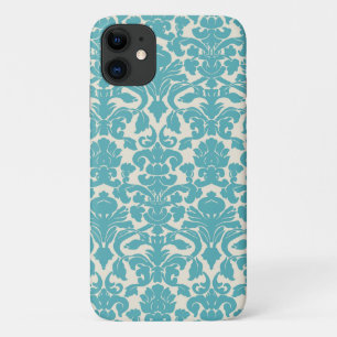 Damask Muster, Blue Damask, französischer Damaske title_seo2