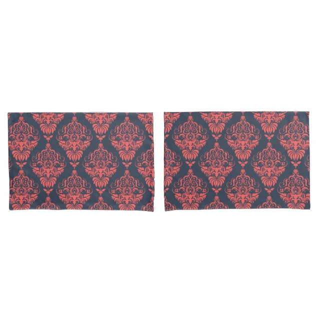 Damask Muster Kissenbezug (Vorderseite-Set)