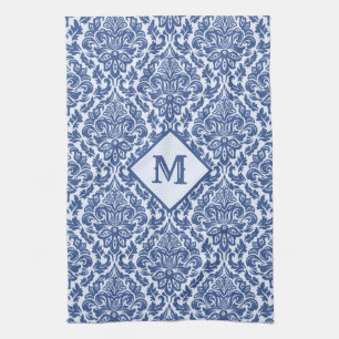 Damask Muster kundenspezifische monogramm Küchentü Geschirrtuch