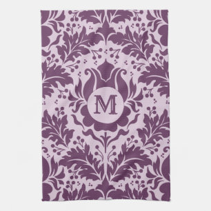 Damask Muster kundenspezifische monogramm Küchentü Geschirrtuch